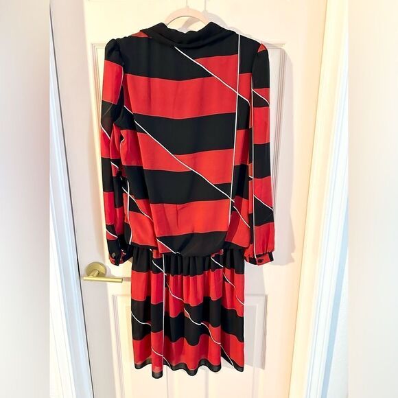 Vintage red and black cinnamon dress - Picture 3 of 4